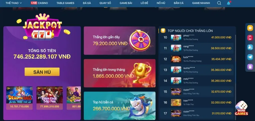 Top game Nổ Hũ dễ trúng thưởng nhất tại 65win casino