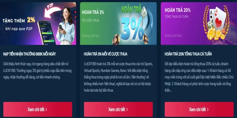 Chương trình khuyến mãi tại 65win